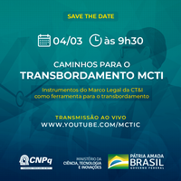MCTI e CNPq realizam webinário sobre instrumentos do Marco Legal de C&T