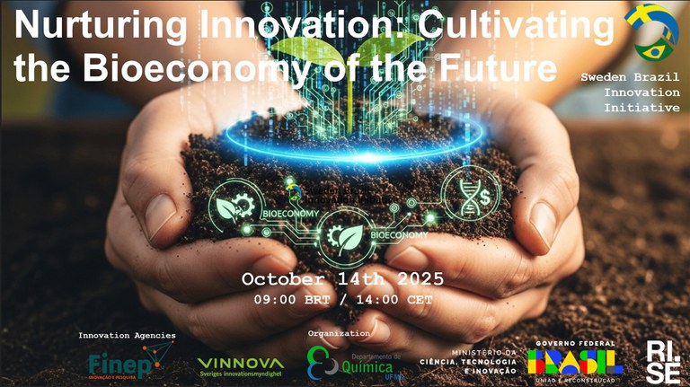 MCTI e Rise promovem webinário para debater oportunidades de biomateriais, bioprodutos e bioenergia