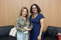 Luciana Santos destaca colaboração do Brasil na ampliação de serviços climáticos em reunião com a secretária-geral da OMM