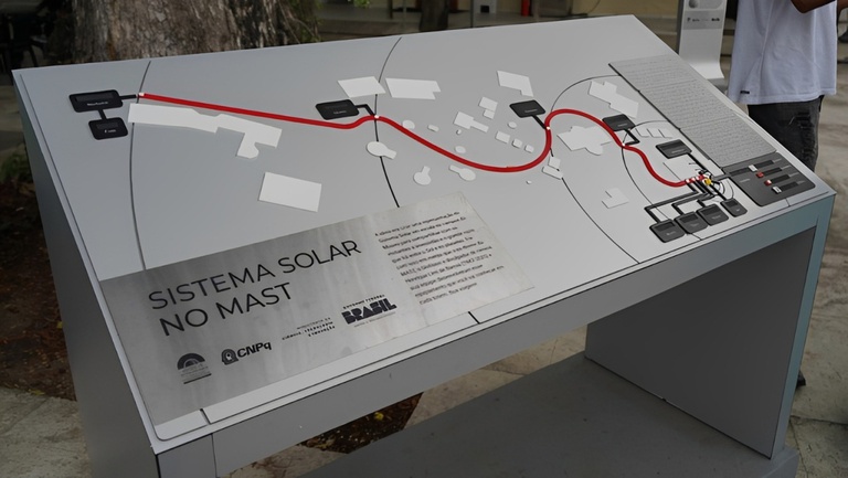 Nova instalação do Sistema Solar no Mast traz uma noção da imensidão do universo