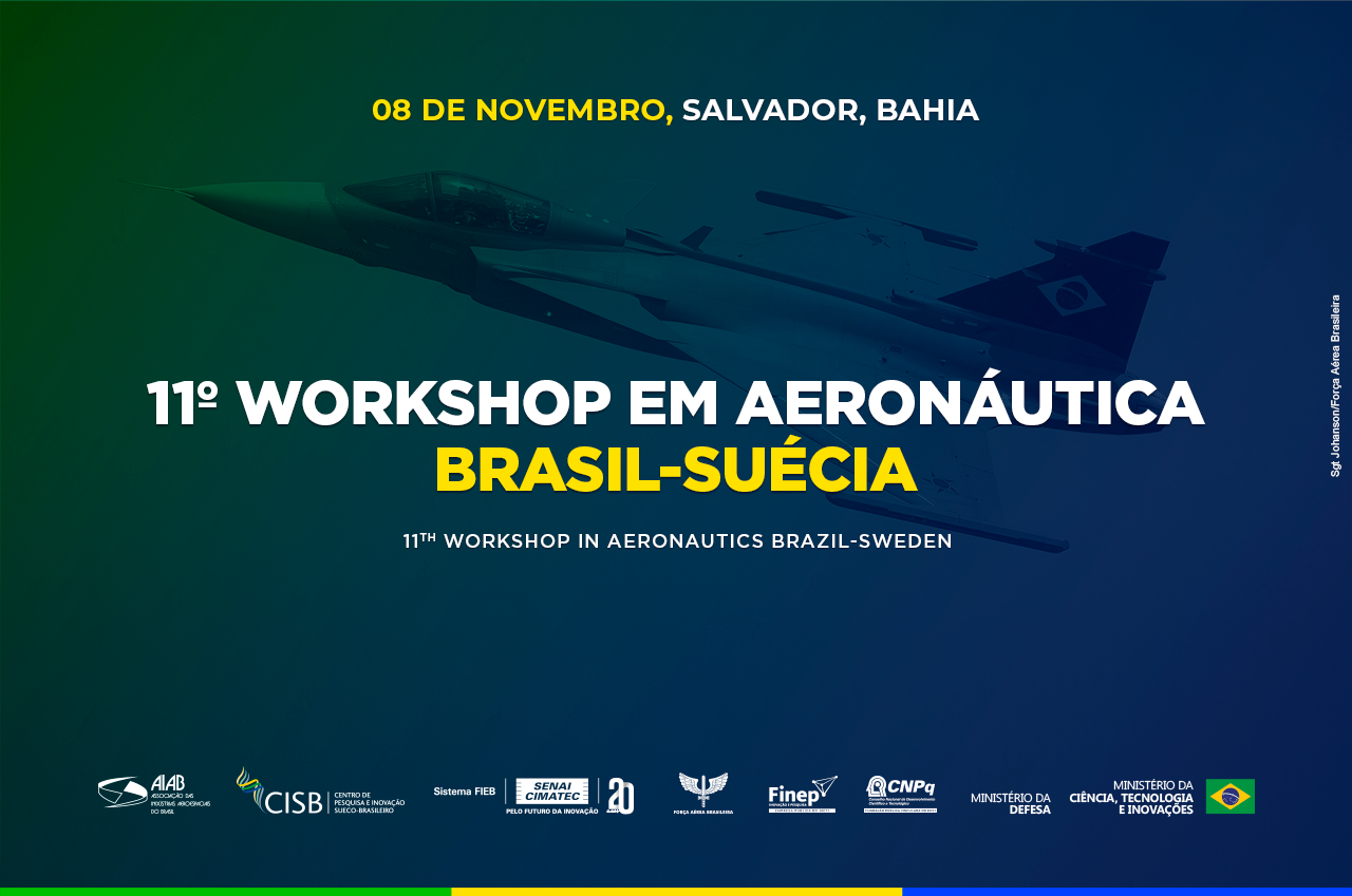 Banner 11 workshop aeronáutica Brasil-Suécia
