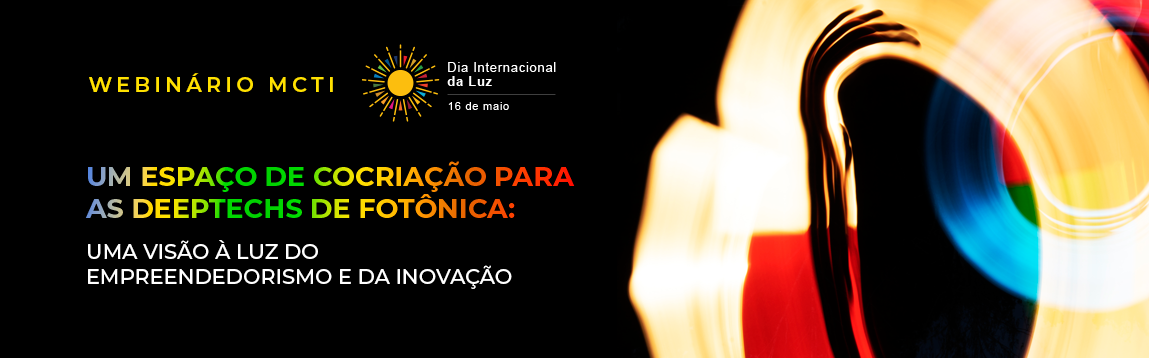 Banner Webinário Dia Internacional da Luz