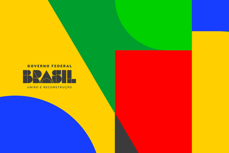 As cores foram inspiradas na bandeira brasileira, unidas ao vermelho e preto para representar a diversidade