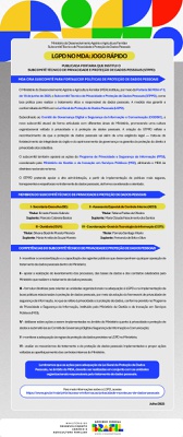 LGPD NO MDA: JOGO RÁPIDO