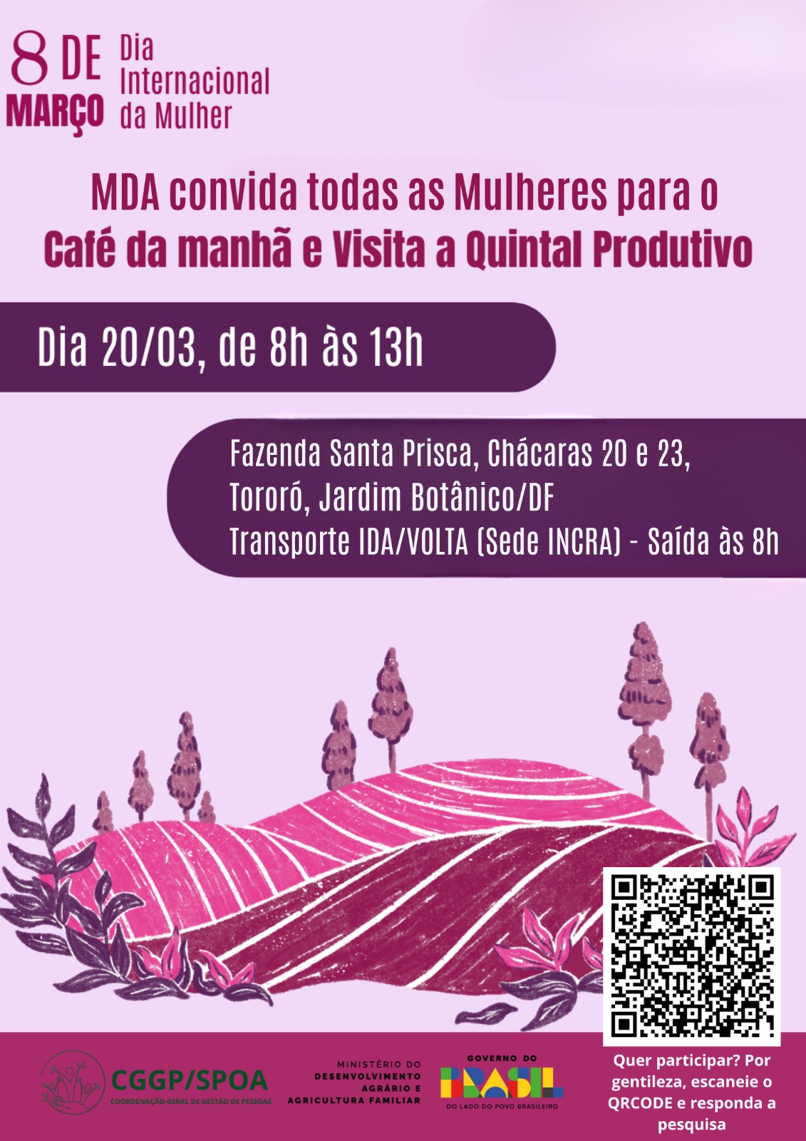 Visita ao Quintal Produtivo de Mulheres Rurais