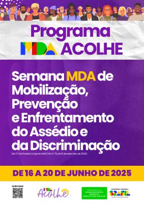 Cartaz Assédio e Discriminação
