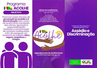 Folder Assédio e Discriminação