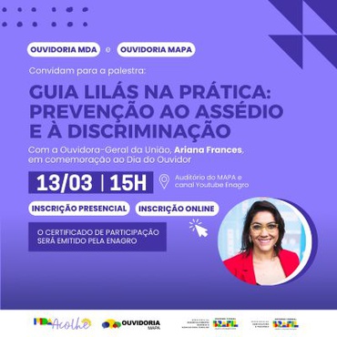 Palestra Guia Lilás