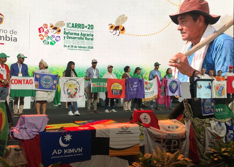 Condraf e 3ª CNDRSS apresentam Carta da Reforma Agrária Brasileira durante conferência internacional na Colômbia.jpeg