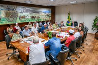 Presidência recebe MDA e representantes da Contraf em agenda sobre agricultura familiar