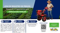 MDA homologa 14 atas para compras de máquinas para agricultura familiar