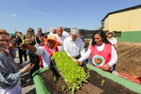 Em Campinas, Paulo Teixeira inaugura horta comunitária e assina termo de cooperação para ampliar iniciativa pelo País