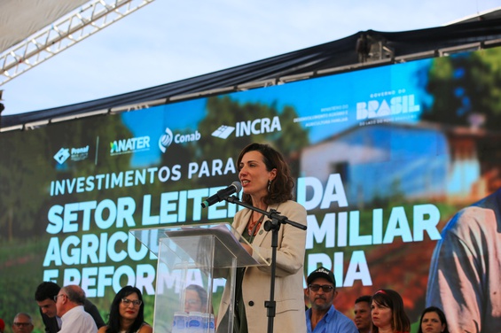 Ministra do MDA, Fernanda Machiaveli. Foto: Albino Oliveira - Ascom/MDA