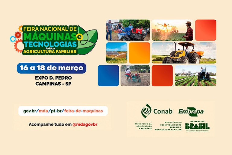 Feira Nacional de Máquinas e Tecnologias para a Agricultura Familiar: Credenciamento de Imprensa