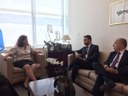 Ministro Gustavo Rocha e embaixadora Maria Luiza Viotti