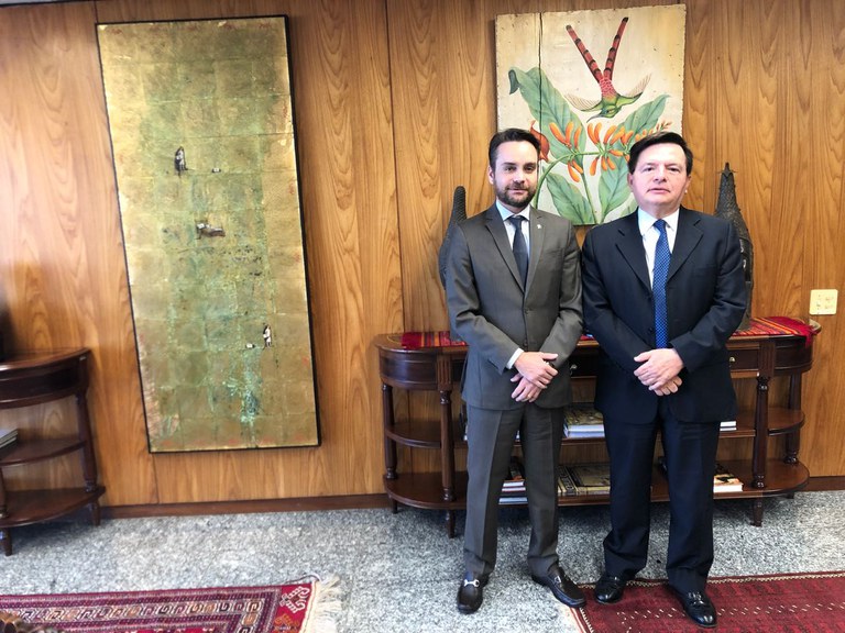 Ministros Gustavo Rocha (MDH) e Herman Benjamin (STJ)