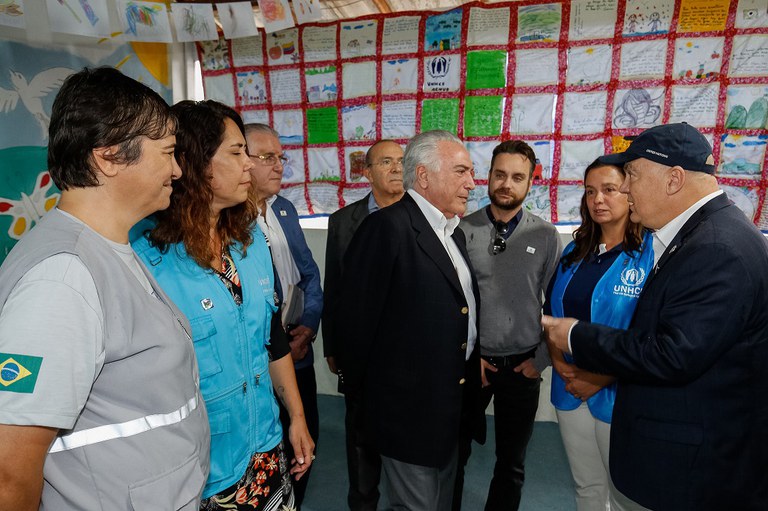 Visita ao abrigo Nova Canaã