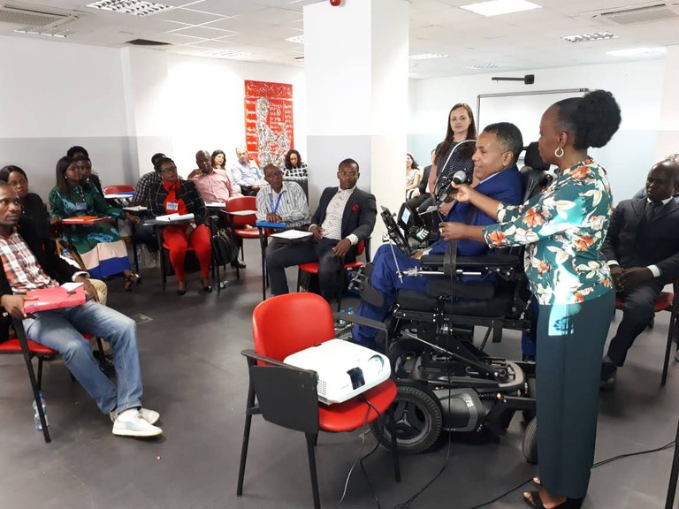 Brasil coopera para a inclusão de pessoas com deficiência em Angola