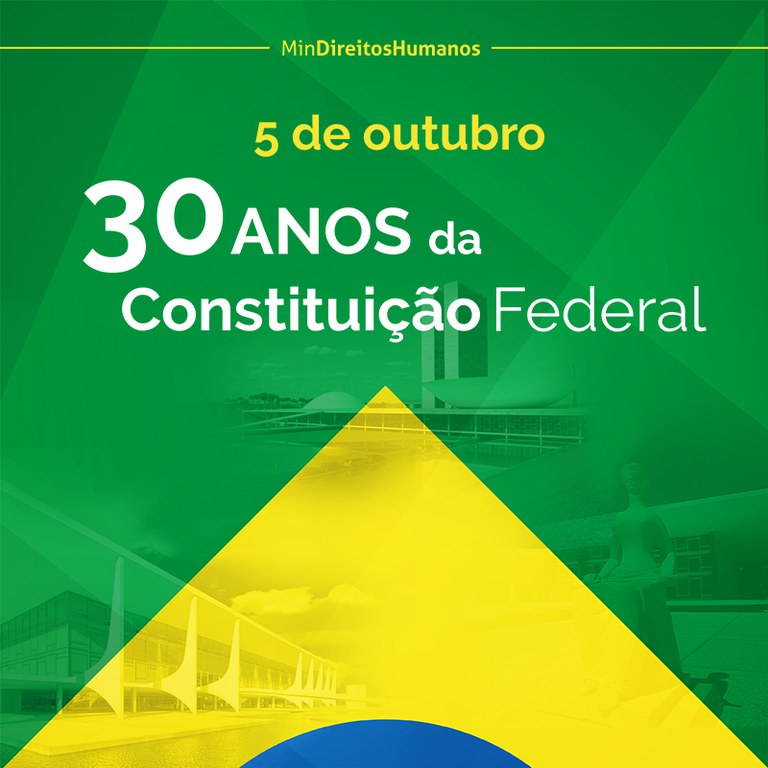 Constituição brasileira completa 30 anos