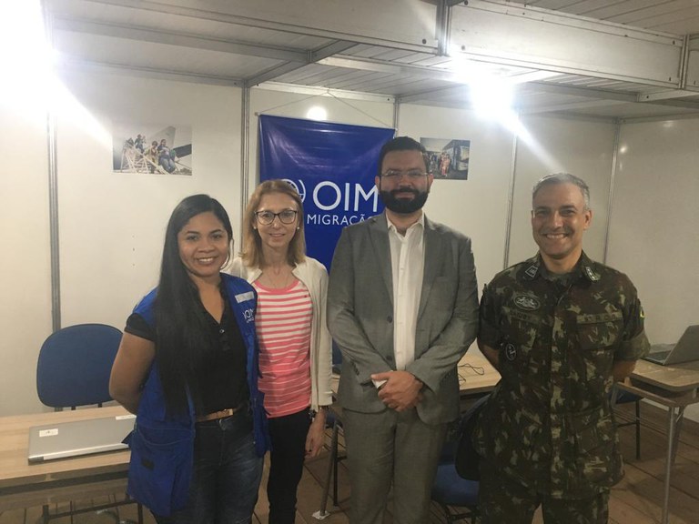 Secretária do MMFDH acompanha ações da Operação Acolhida, em Roraima. Foto: SNF/MMFDH