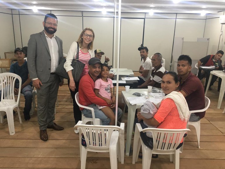 Secretária do MMFDH acompanha ações da Operação Acolhida, em Roraima. Foto: SNF/MMFDH