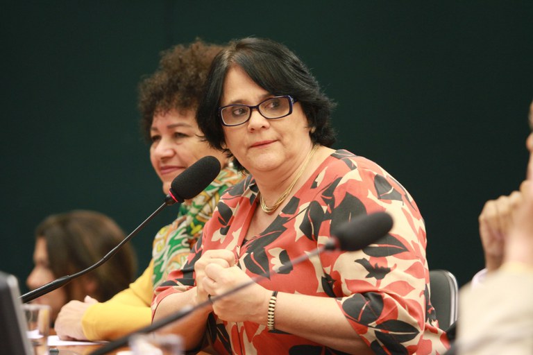 Ministra Damares debate ações e projetos durante sessão na Câmara dos Deputados