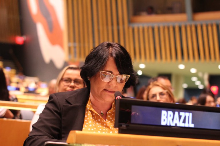 Na ONU, ministra Damares Alves defende maior investimento em políticas de inclusão para pessoas com deficiência