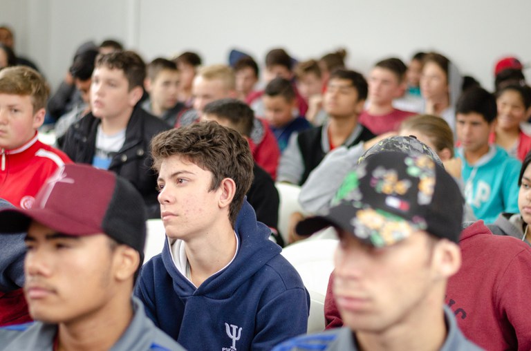 Secretária vai à Região Sul participar de eventos com a juventude. (Fotos: Mauricio Tonetto / SJCDH-RS)