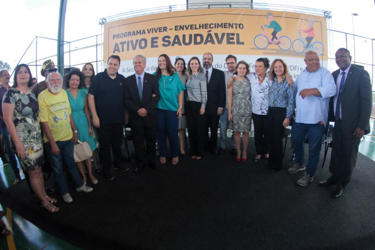 Brasília recebe a primeira unidade do Programa Viver – Envelhecimento Ativo e Saudável do Brasil. (Foto: Willian Meira -MMFDH)