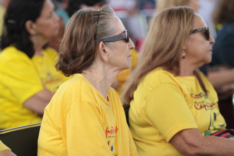 Público marcou presença na inauguração da primeira unidade do Programa Viver – Envelhecimento Ativo e Saudável do Brasil. (Foto: Willian Meira - MMFDH)