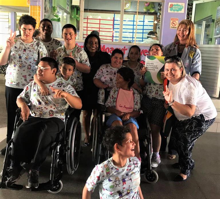 A Ministra visita a primeira Secretaria de Estado dos Direitos da Pessoa com Deficiência da Região Amazônica