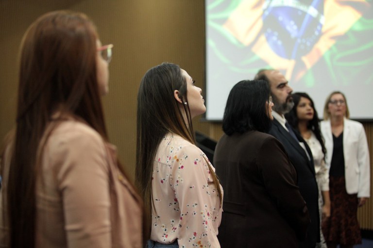 Autoridades participam de evento promovido pela SNJ/MMFDH, em Brasília. (Foto: Willian Meira - MMFDH). 