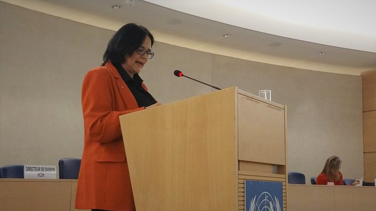 Ministra Damares Alves discursou 43ª Sessão do Conselho dos Direitos Humanos das Nações Unidas, em Genebra, na Suíça