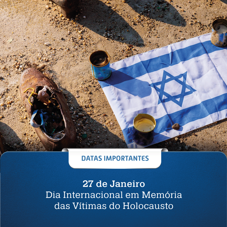 Ministério lembra o Dia Internacional em Memória das Vítimas do Holocausto