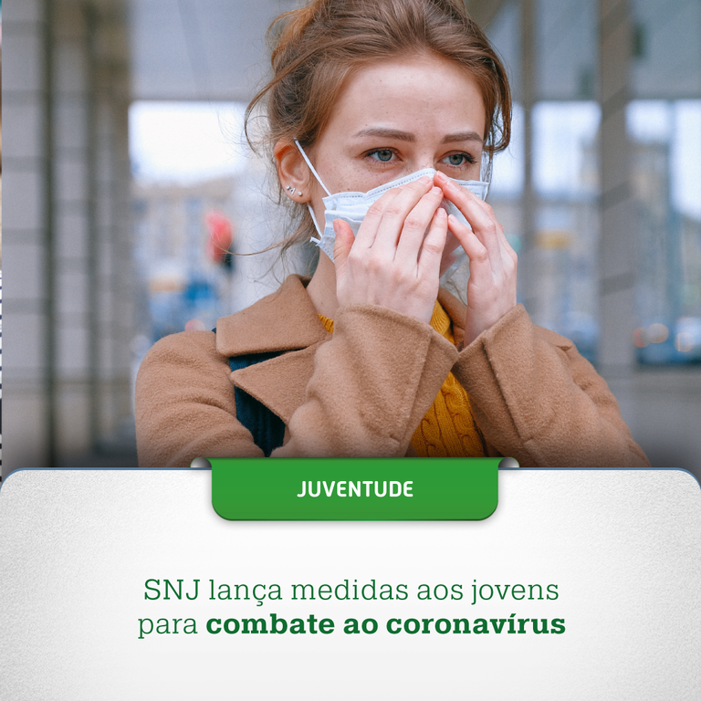 SNJ lança medidas aos jovens para combate ao coronavírus