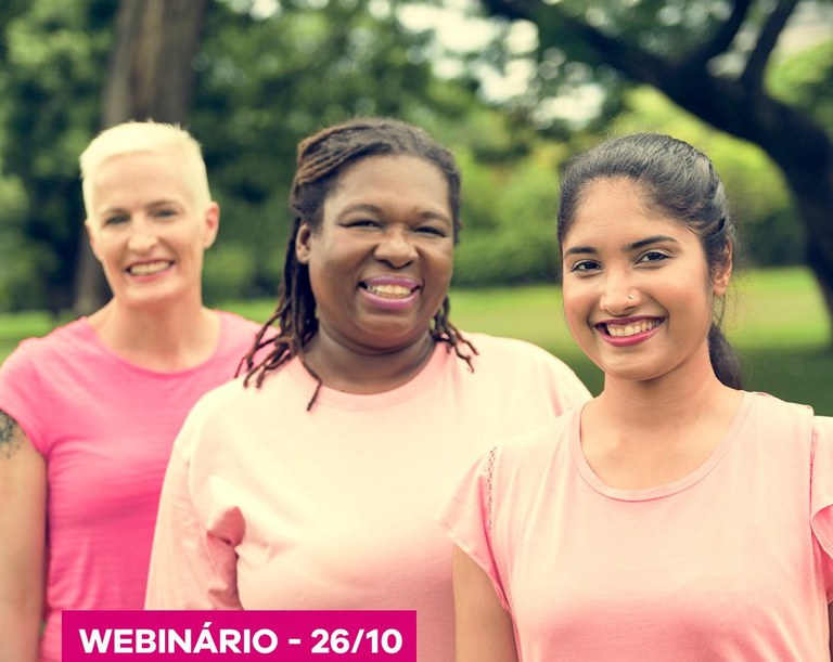 Outubro Rosa: Webinário abordará importância do diagnóstico precoce do câncer de mama