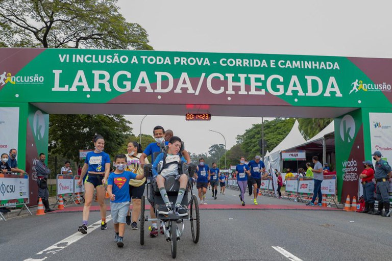 Corrida de rua promove a inclusão da pessoa com deficiência