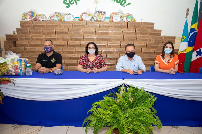Governo Federal entrega 430 cestas básicas e mil kits de higiene pessoal às famílias do Marajó (PA)