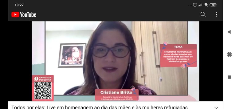 Campanha incentiva doação para destinar R$ 50 mil a refugiadas