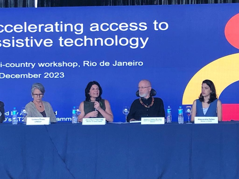 Secretária nacional dos Direitos da Pessoa com Deficiência, Anna Paula Feminella, participa do evento