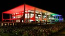 Após evento do MDHC e do Conselho Nacional LGBTQIA+, Palácio do Planalto ganha iluminação comemorativa do Orgulho LGBTQIA+