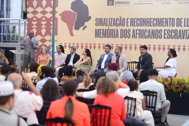 O ministro Silvio Almeida reflete sobre valorização da herança ancestral para planejar um futuro justo para todos (Foto: Marcelo Wance)