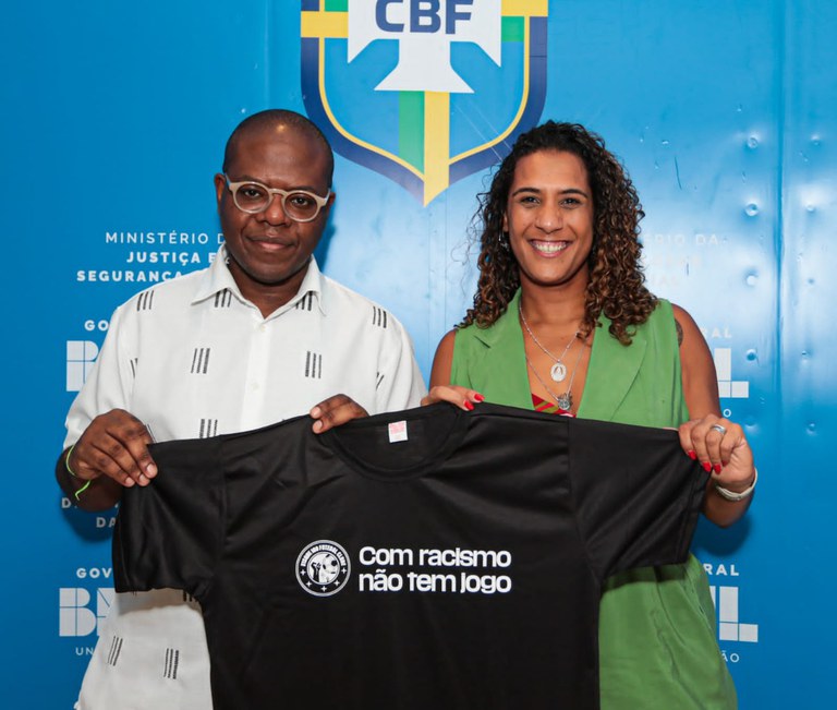 Os ministros Silvio Almeida e Anielle Franco 