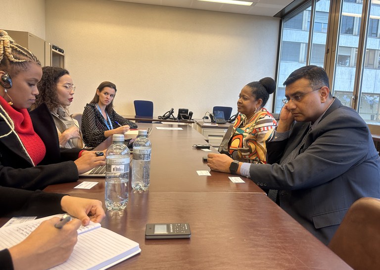 Comitiva dos Direitos Humanos articula, em Genebra, iniciativas para desenvolvimento sustentável de afrodescendentes