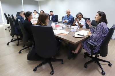 Encontro aconteceu na sede do Ministério dos Direitos Humanos e da Cidadania, em Brasília (Foto: Clarice Castro)
