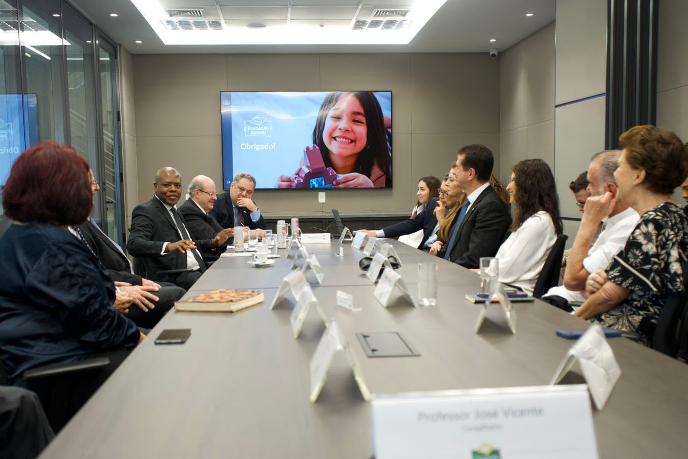 Acompanhado do secretário nacional dos Direitos da Criança e do Adolescente, Cláudio Vieira, o ministro articulou o alcance de políticas públicas