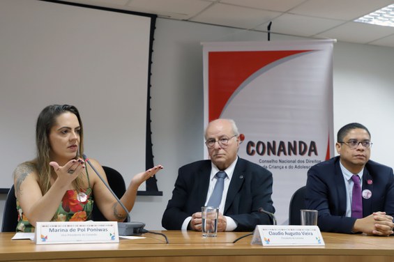 Solenidade de posse de Marina de Pol Poniwas como presidenta do colegiado