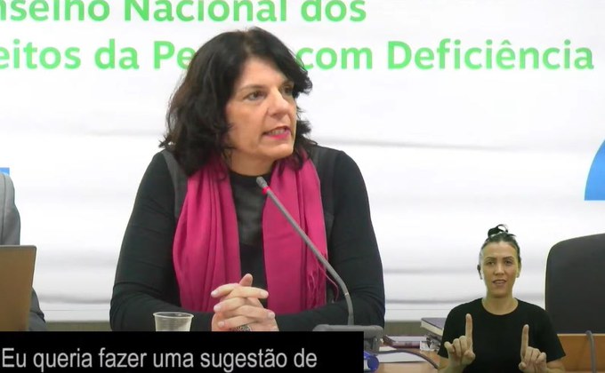 A secretária nacional dos Direitos da Pessoa com Deficiência, Anna Paula Feminella
