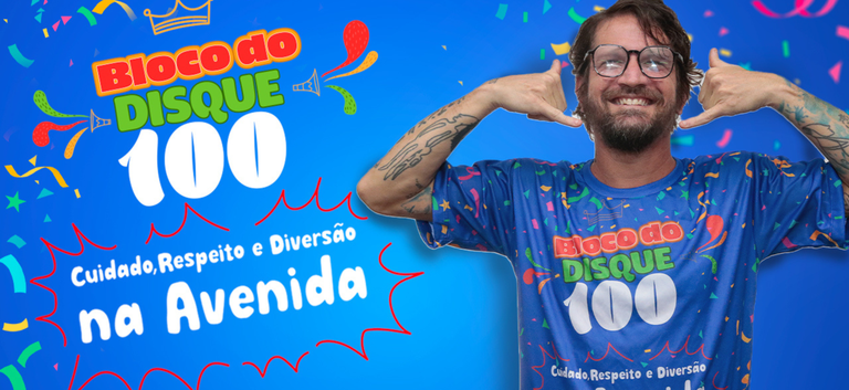 Ouça o jingle do Bloco do Disque 100, campanha do MDHC de conscientização sobre cuidado e respeito às crianças e adolescentes no Carnaval