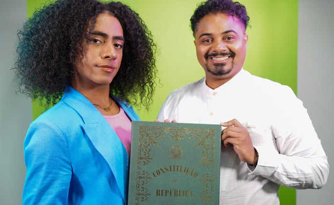 Ísis Zavlyn e Leonardo Luiz também participam de conteúdo audiovisual disponibilizado nas redes do MDHC (Foto: Ariel Morais)